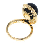 K18YG ダイヤモンド オニキス リング D0.50ct