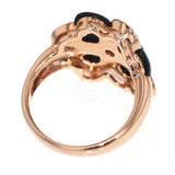 K18PG ダイヤモンド オニキス リング D0.13ct