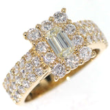 K18YG ダイヤモンド リング 0.43ct D1.50ct