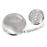 K18WG ダイヤモンド リング D0.11ct