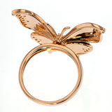 K18PG ダイヤモンド エナメル リング D0.20ct