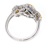 K18YG/WG サファイア ダイヤモンド リング 1.40ct D0.41ct