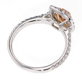 K18WG/PG ダイヤモンド リング 0.30ct D0.71ct