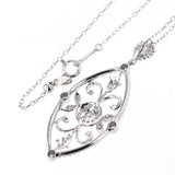 K18WG ダイヤモンド ペンダントネックレス D0.62ct