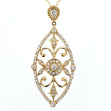 K18YG ダイヤモンド ペンダントネックレス D0.63ct