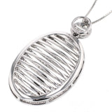 K18WG ダイヤモンド ペンダントネックレス D2.00ct