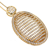 K18YG ダイヤモンド ペンダントネックレス D2.00ct