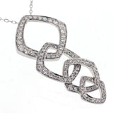 K18WG ダイヤモンド ペンダントネックレス D1.00ct