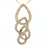 K18YG ダイヤモンド ペンダントネックレス D1.00ct