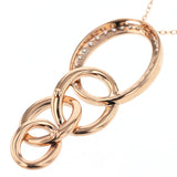 K18PG ダイヤモンド ペンダントネックレス D1.00ct