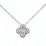 K18WG ダイヤモンド ペンダントネックレス D0.30ct