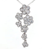 K18WG ダイヤモンド ペンダントネックレス D1.80ct