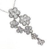 K18WG ダイヤモンド ペンダントネックレス D1.80ct