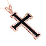 K18PG ダイヤモンド オニキス ペンダントネックレス D1.00ct