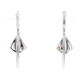 K18WG ダイヤモンド ピアス D0.39ct