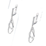 K18WG ダイヤモンド ピアス D0.26ct