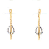 K18WG/YG ダイヤモンド ピアス D0.27ct