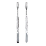 K18WG ダイヤモンド ピアス D0.20ct