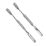 K18WG ダイヤモンド ピアス D0.20ct