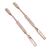 K18PG ダイヤモンド ピアス D0.20ct