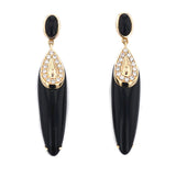 K18WG/YG ダイヤモンド オニキス ピアス D0.18ct