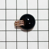 K18PG ダイヤモンド オニキス ペンダントトップ D0.15ct
