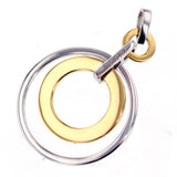 K18WG/YG ダイヤモンド ペンダントトップ D0.32ct