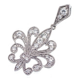 K18WG ダイヤモンド ペンダントトップ D0.35ct