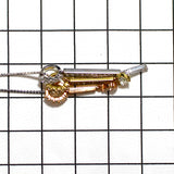 K18YG/WG/PG ダイヤモンド ペンダントネックレス D0.64ct