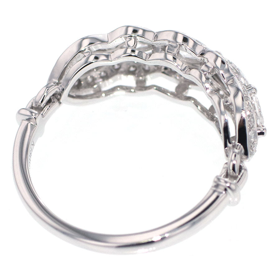 K18WG ダイヤモンド リング D0.77ct