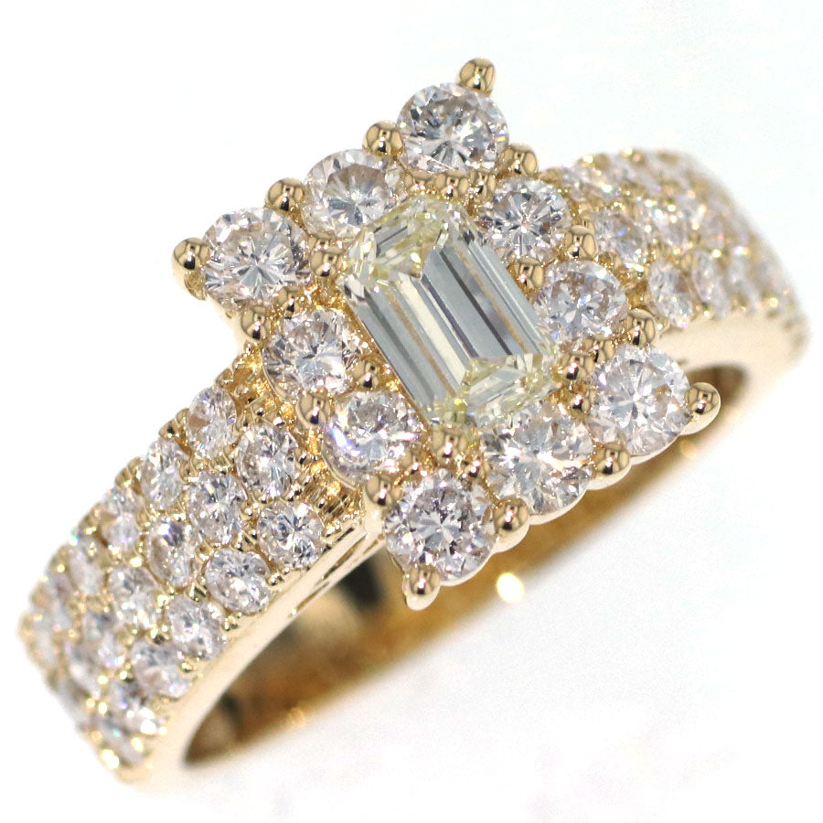 K18YG ダイヤモンド リング 0.43ct D1.50ct