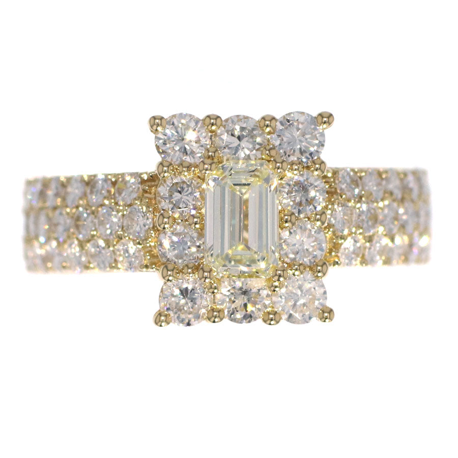 K18YG ダイヤモンド リング 0.43ct D1.50ct