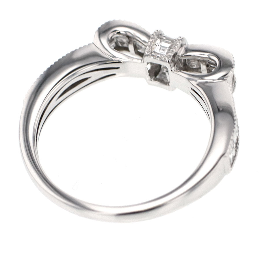 K18WG ダイヤモンド リング D1.42ct