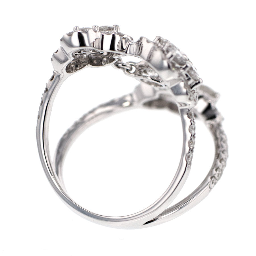 K18WG ダイヤモンド リング D2.00ct