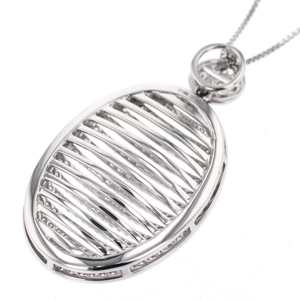 K18WG ダイヤモンド ペンダントネックレス D2.00ct