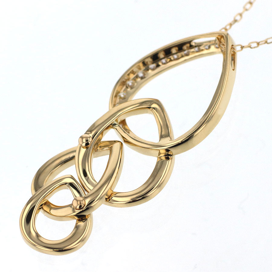 K18YG ダイヤモンド ペンダントネックレス D1.00ct