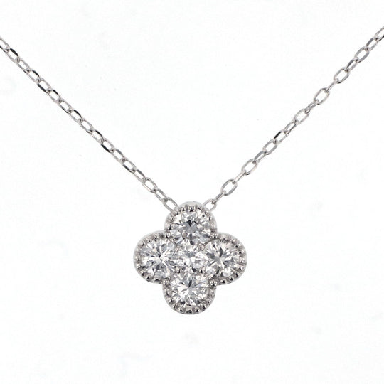 K18WG ダイヤモンド ペンダントネックレス D0.30ct