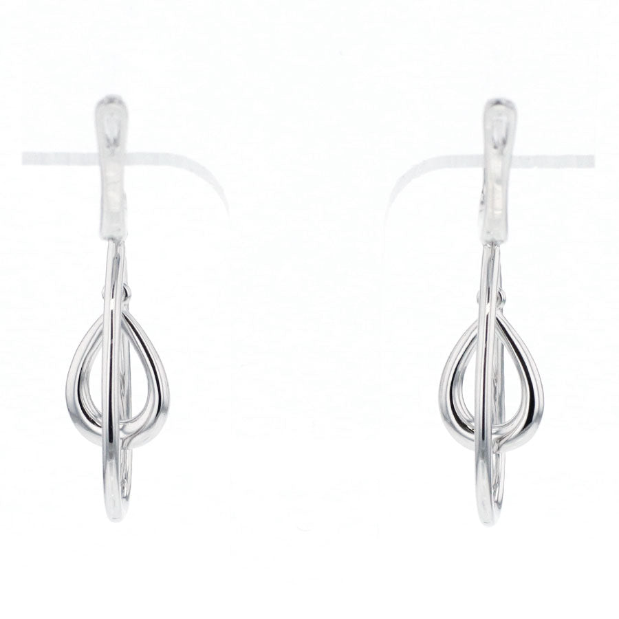 K18WG ダイヤモンド ピアス D0.26ct