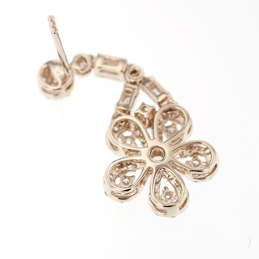 K18YG ダイヤモンド ピアス D1.70ct