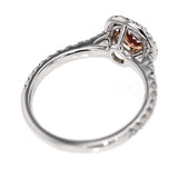 K18WG/PG ダイヤモンド リング 0.155ct FIPP I2 D0.54ct