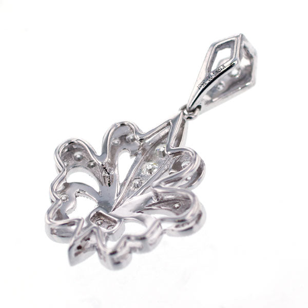 K18WG ダイヤモンド ペンダントトップ D0.35ct