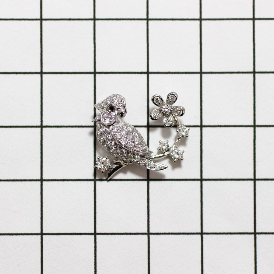 K18WG ダイヤモンド ペンダントトップ D0.61ct